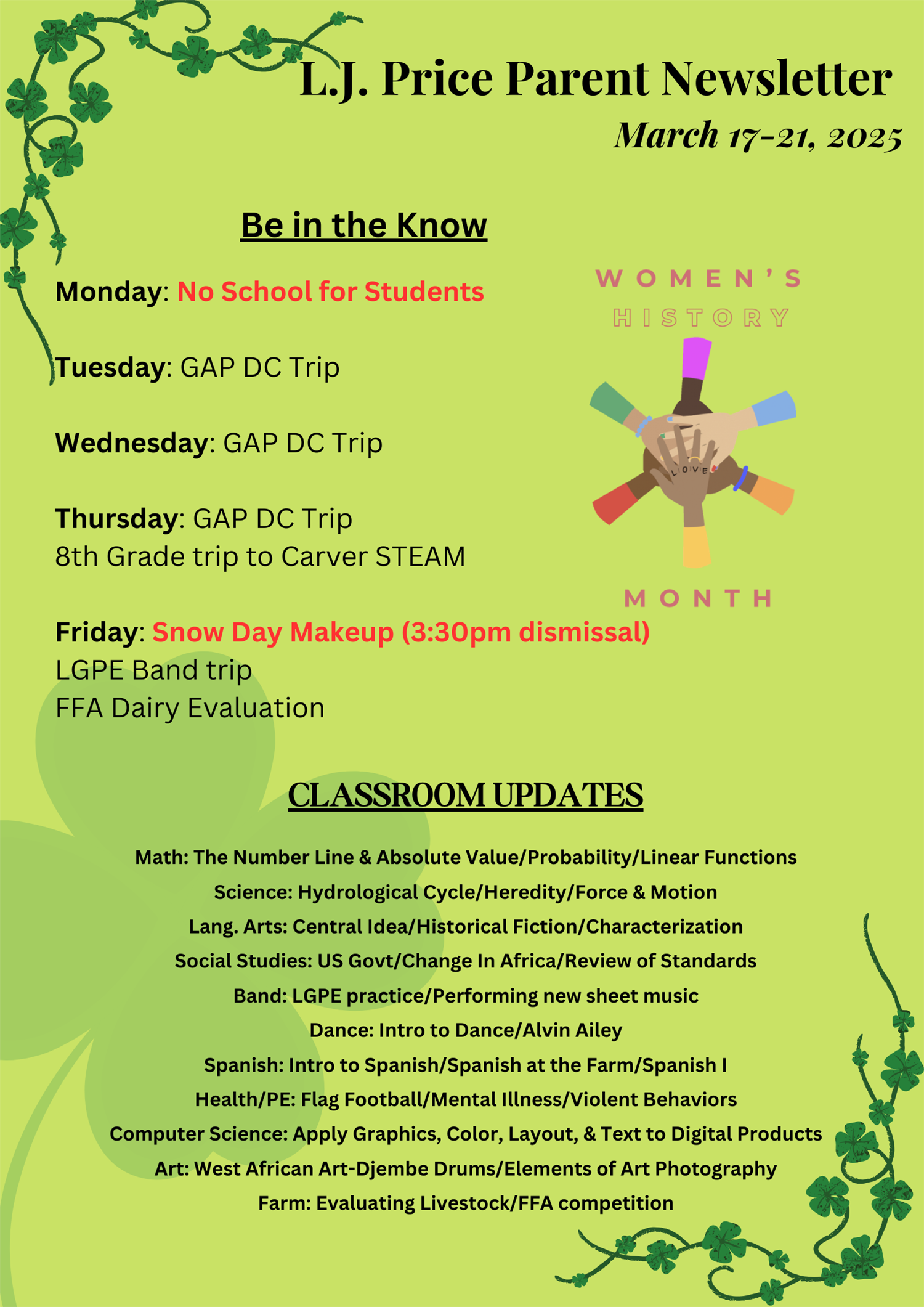 Parent Newsletter